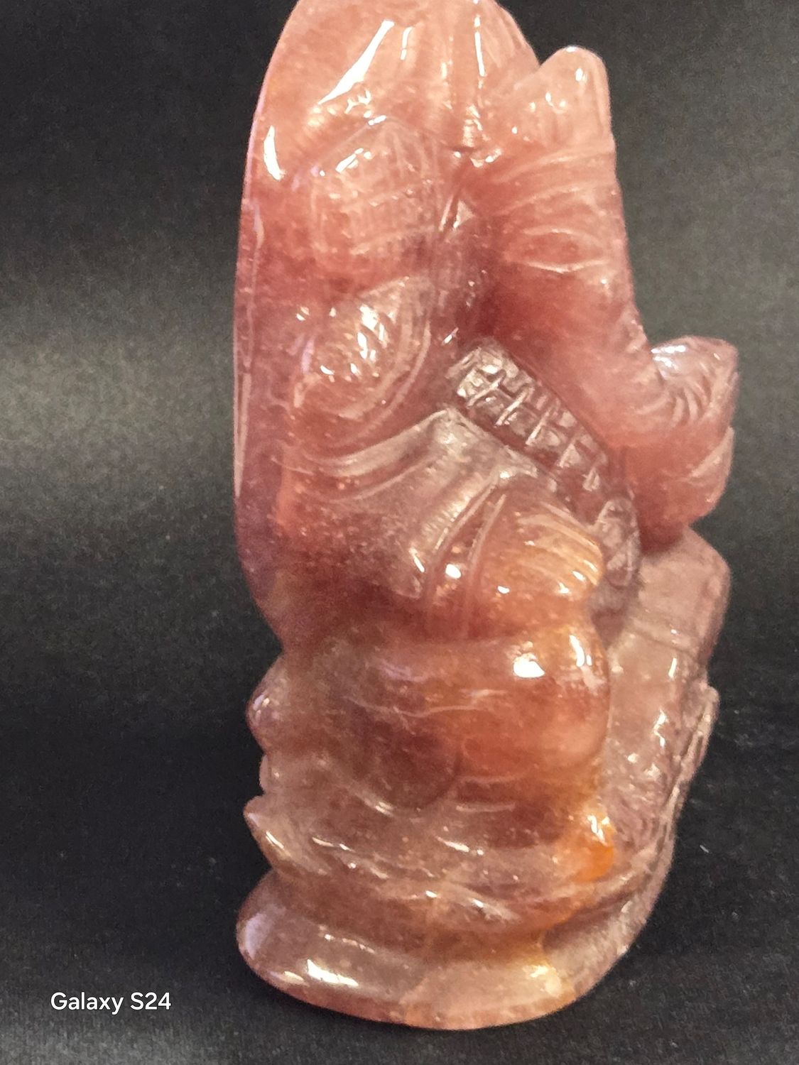 Ganesha Strawberry Quartz