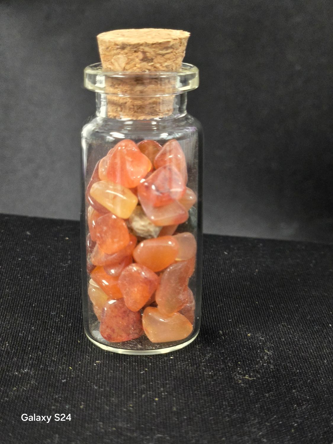 Carnelian  in Bottle 