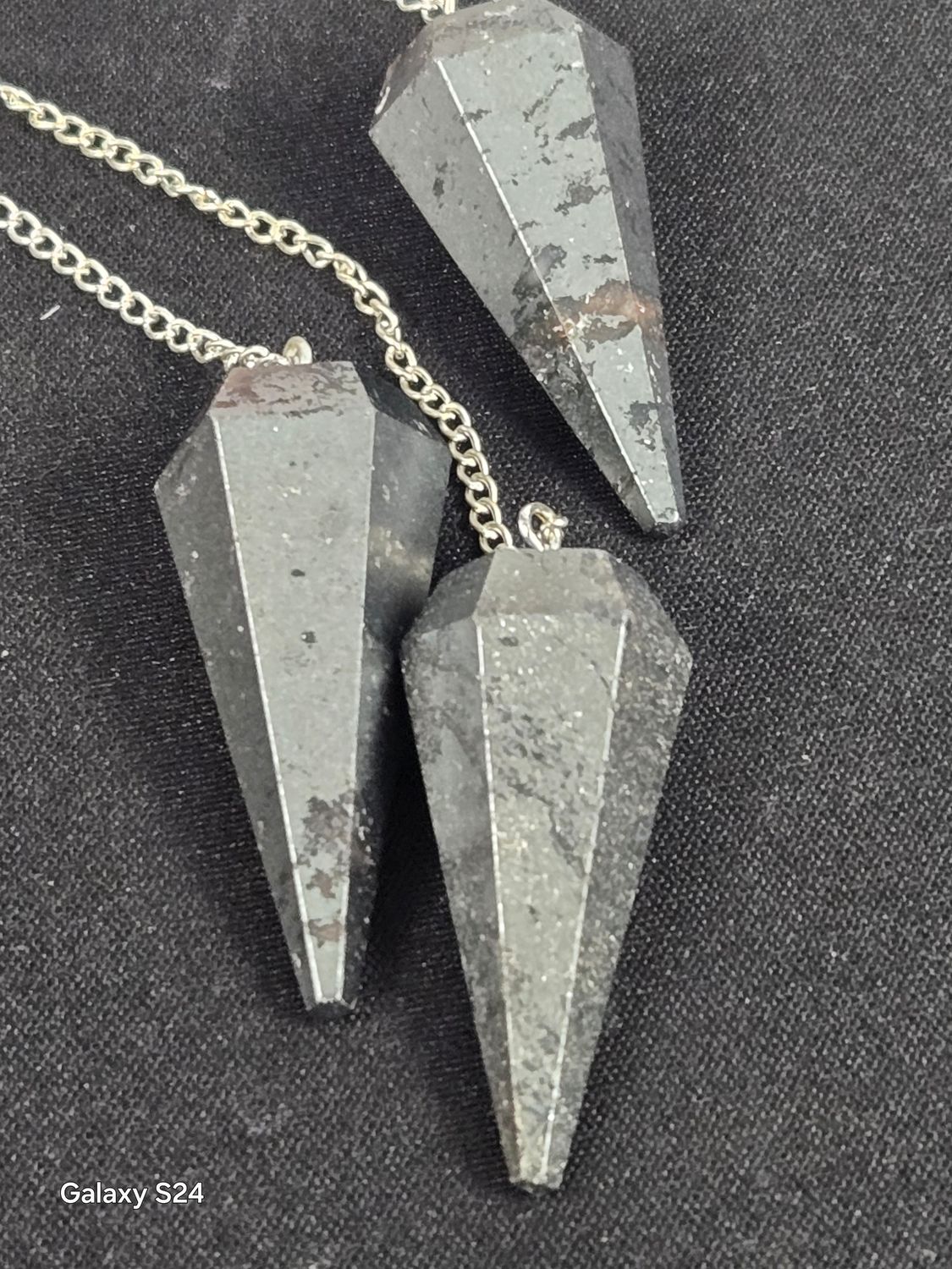 Gemstone Pendulums - Hematite