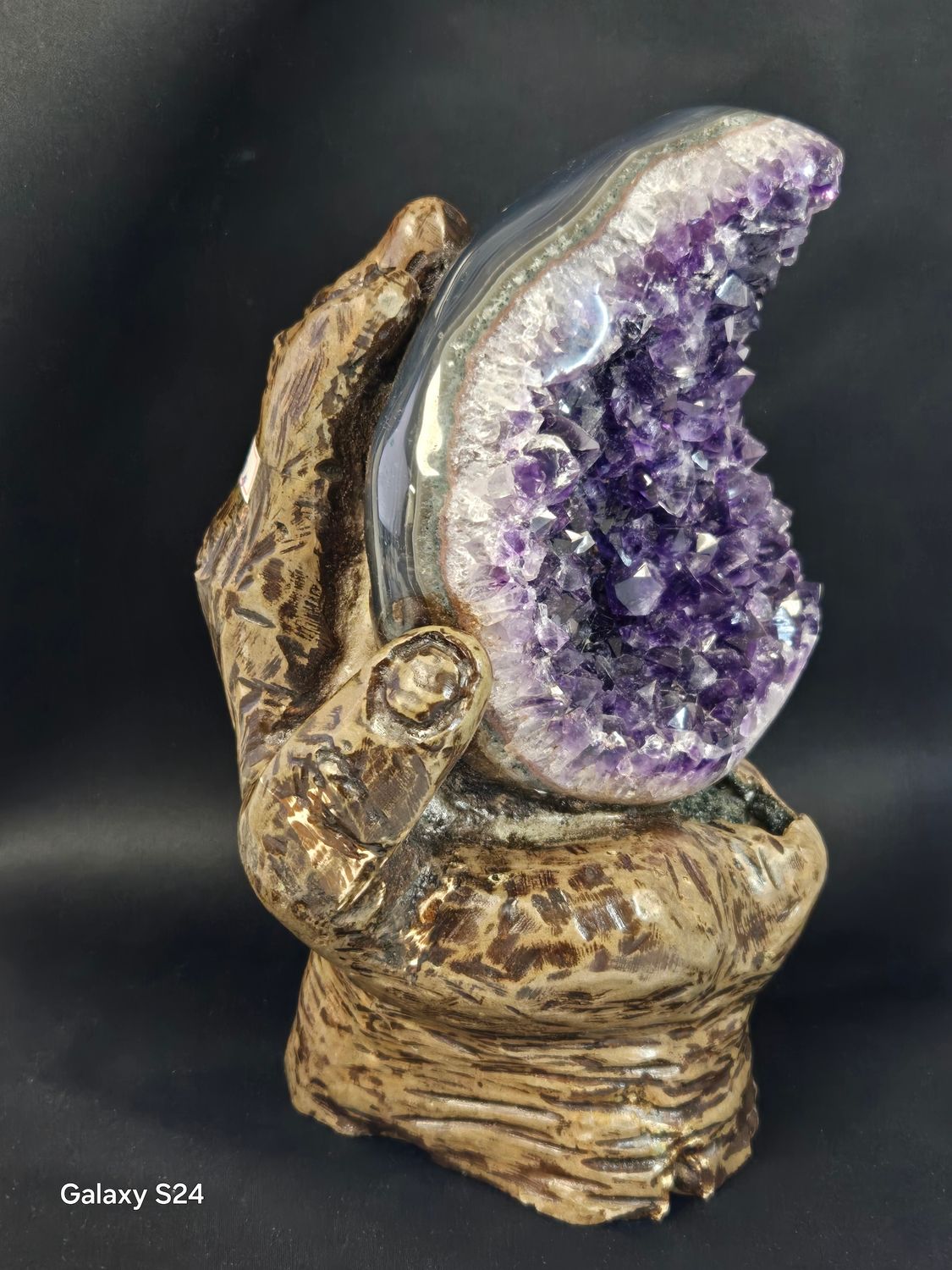 Amethyst in hand