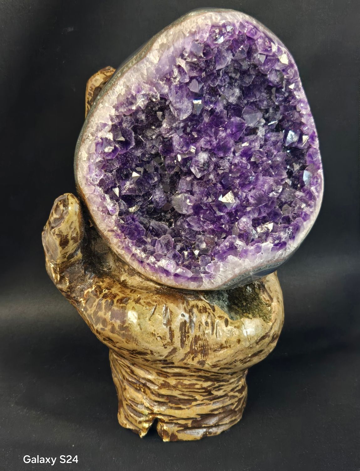 Amethyst in hand