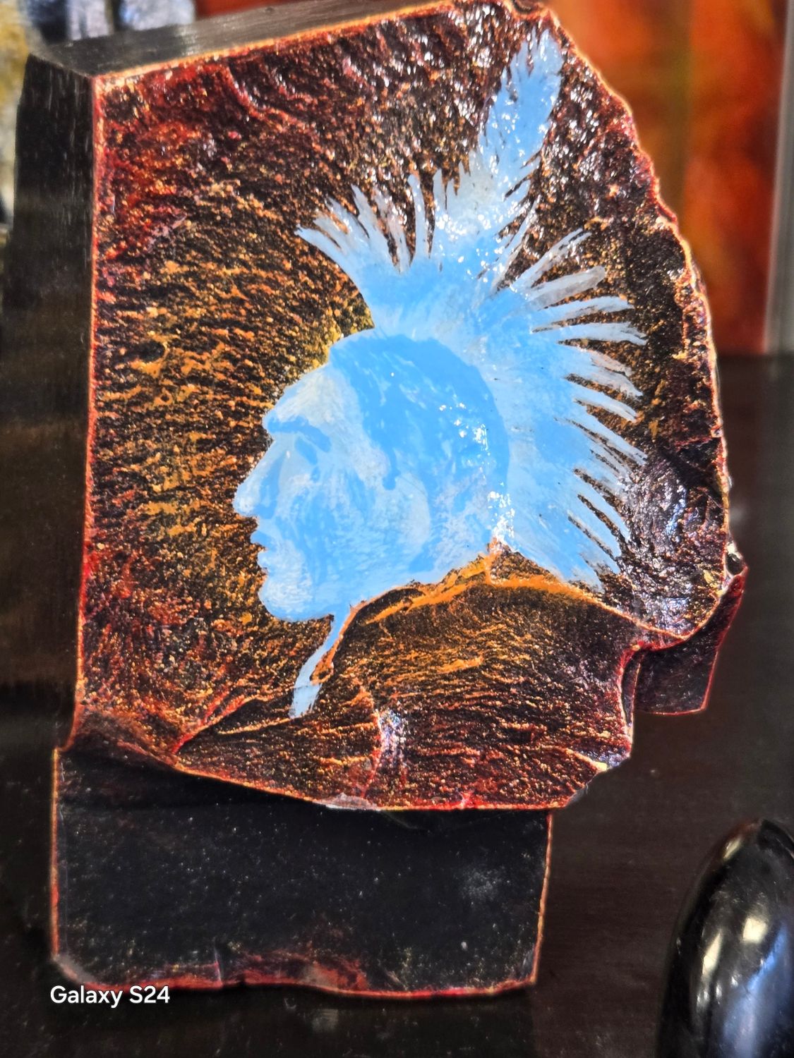 Slate Rock Art-Indian B