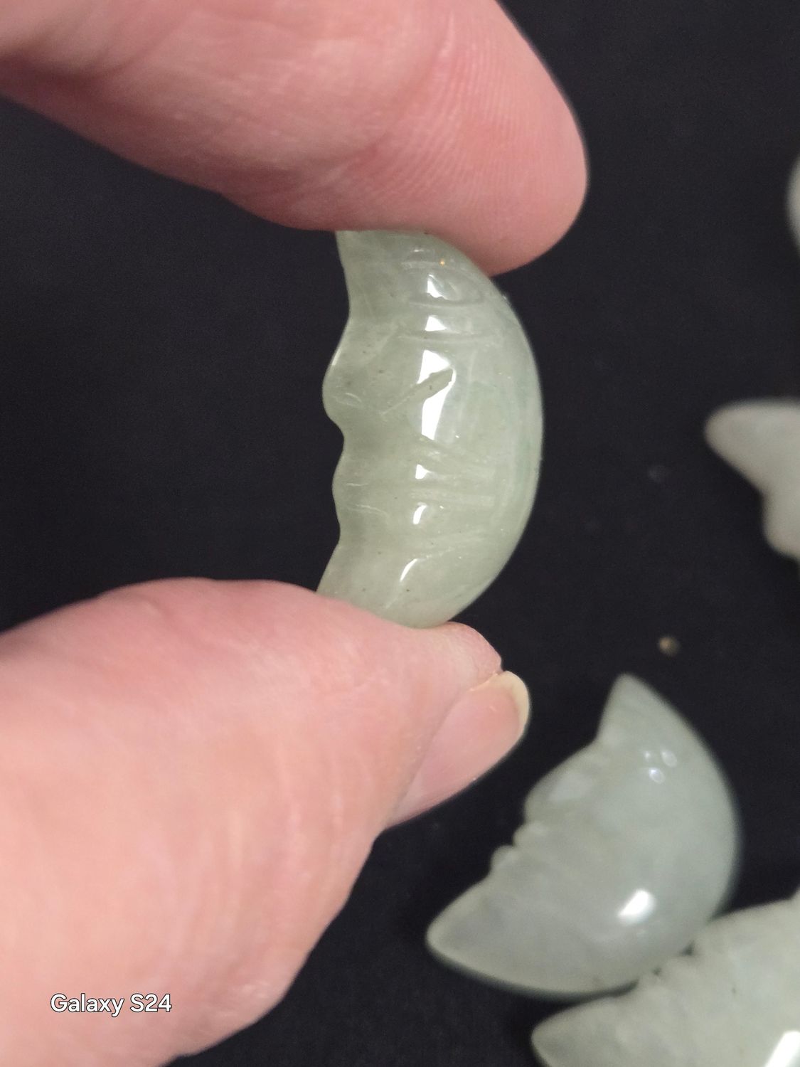 Green Aventurine Moons 