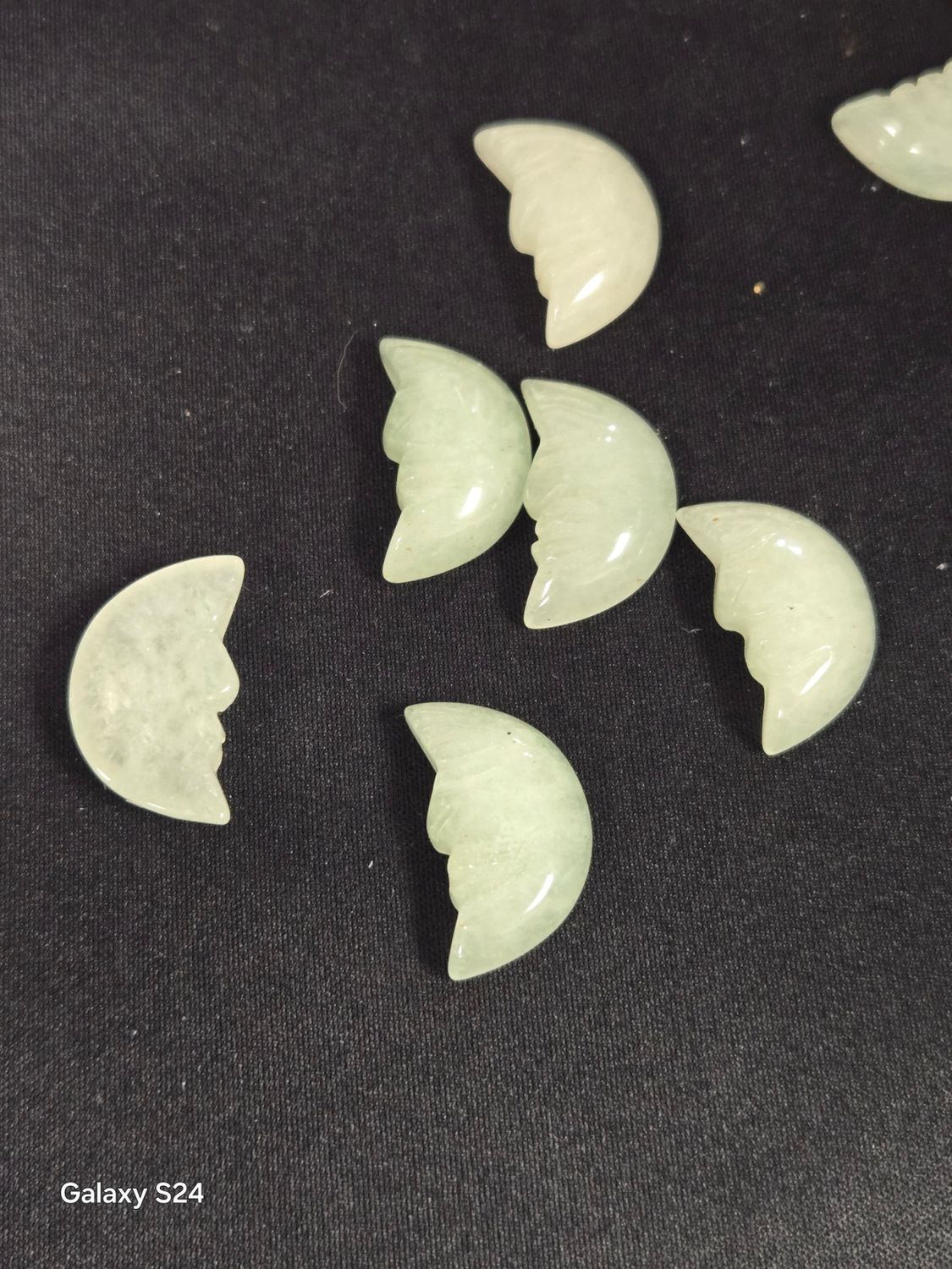 Green Aventurine Moons 
