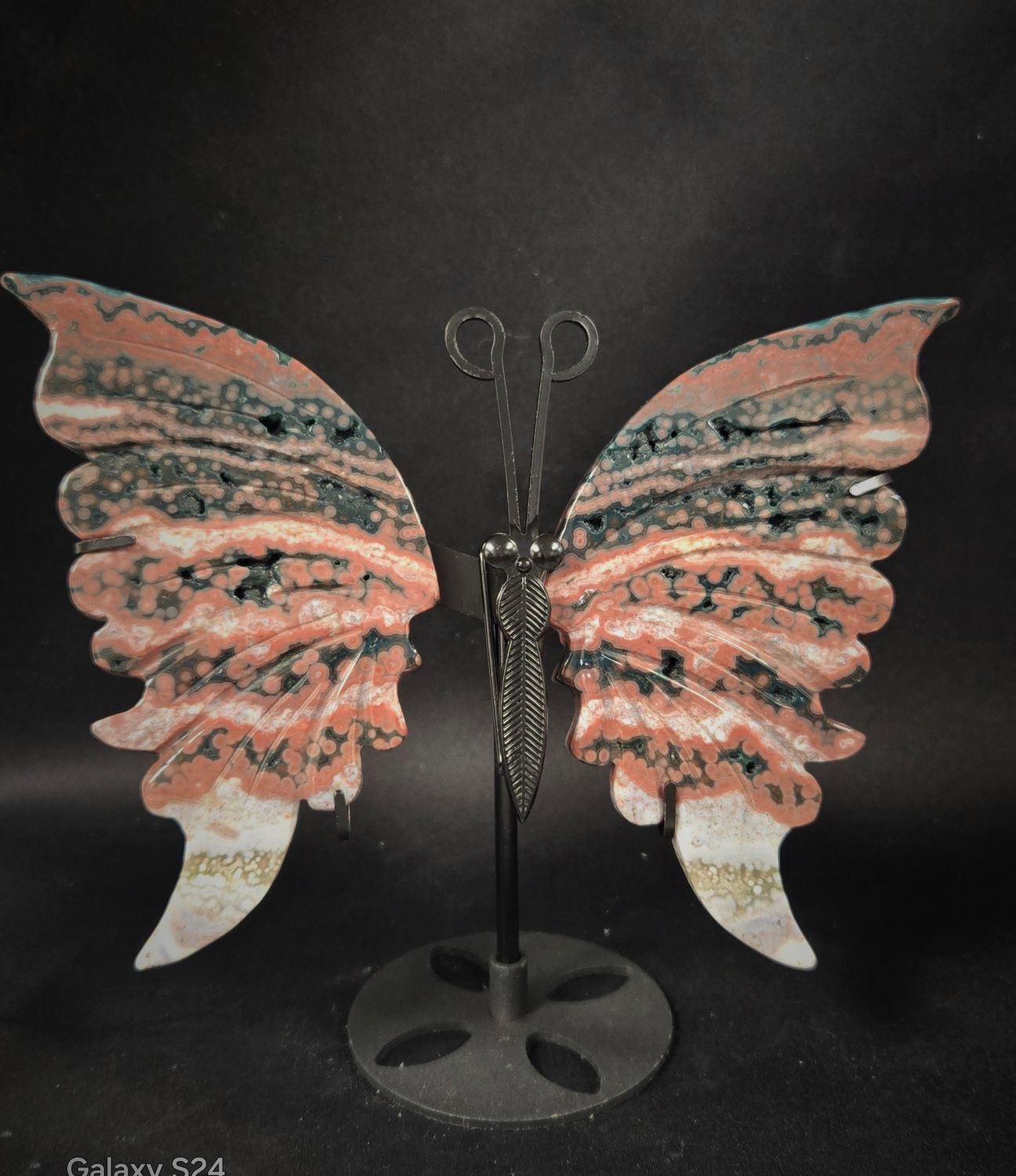 Ocean Jasper 8th Vein Butterfly 