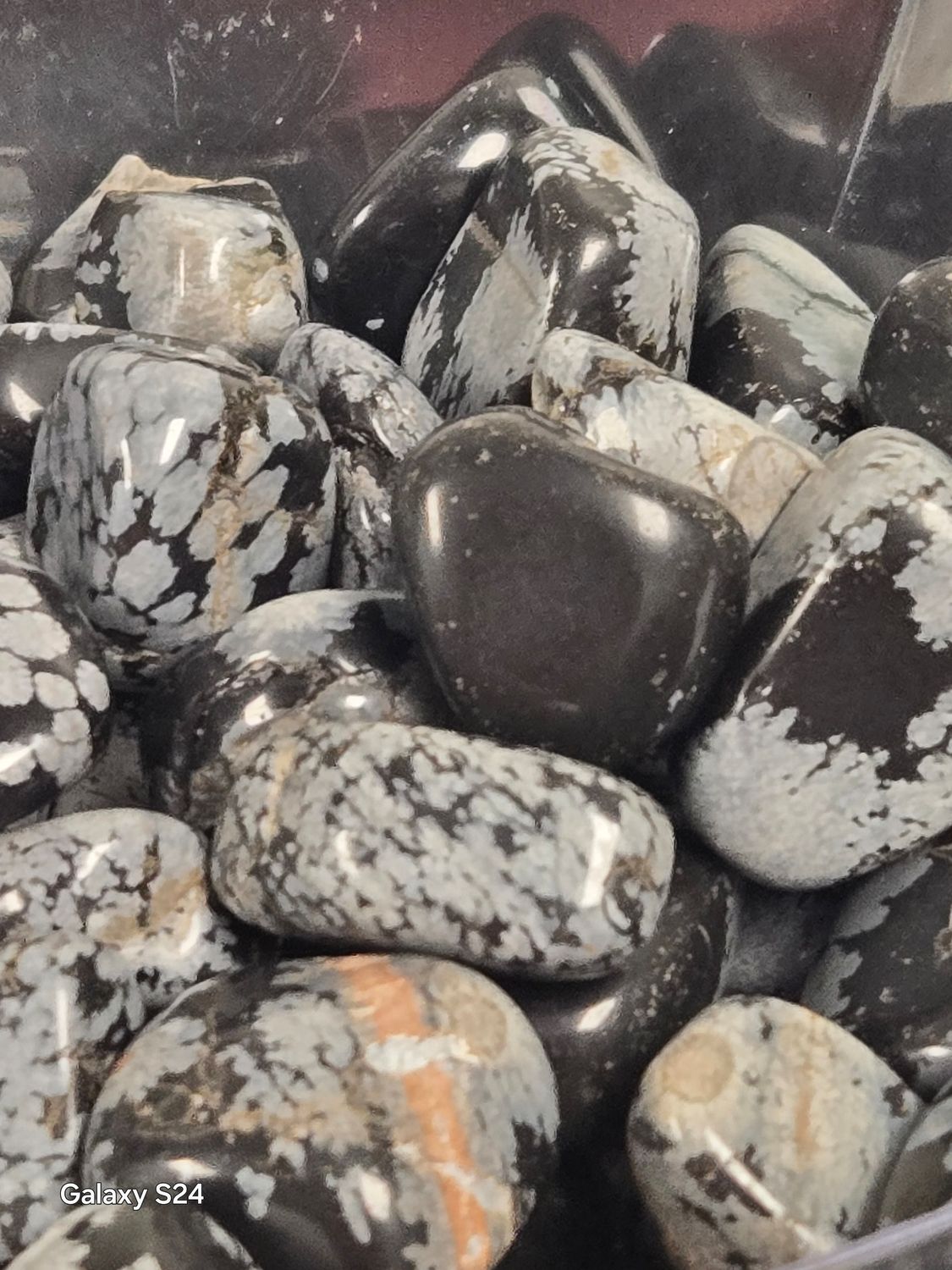 Snowflake Obsidian Tumbles 