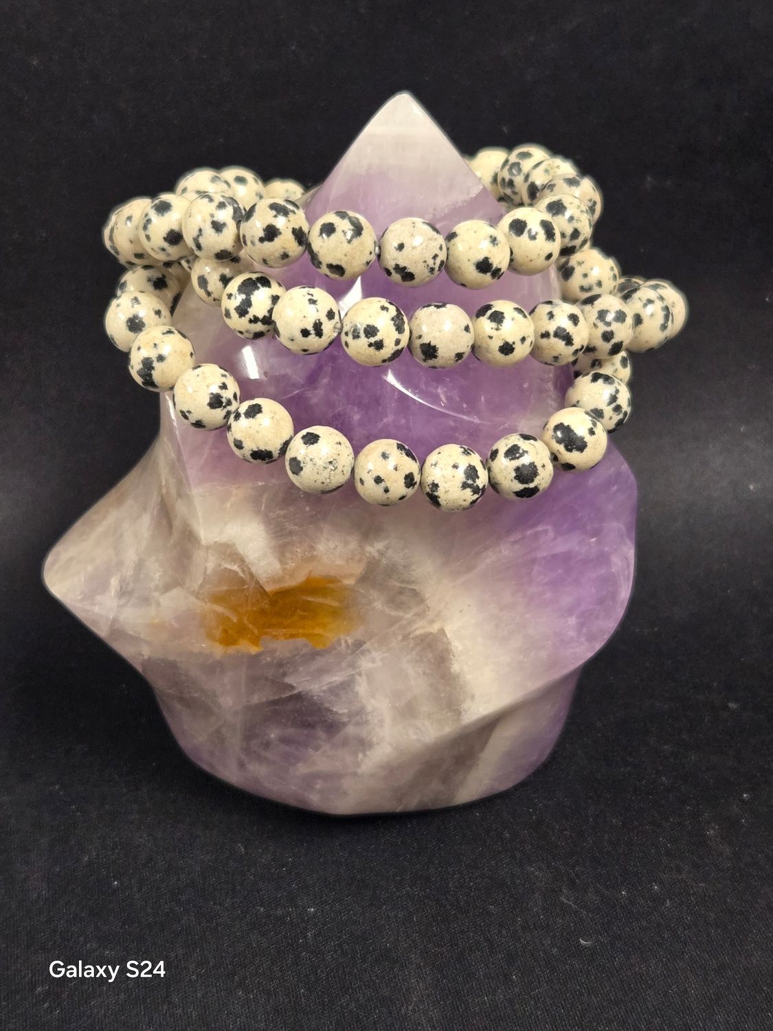 Dalmatian Jasper 8mm