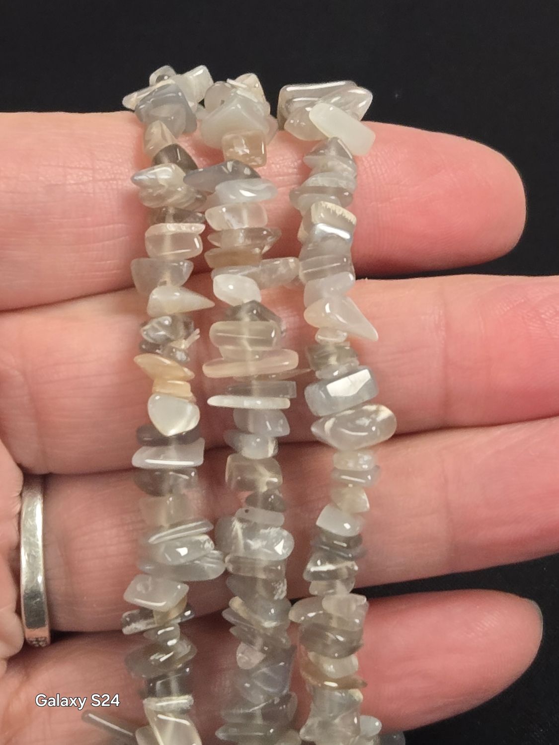 Black Moonstone Chip