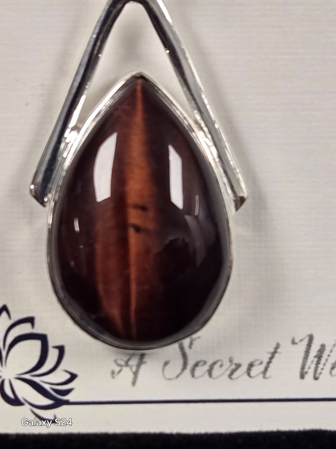 Red Tigers Eye Pendant