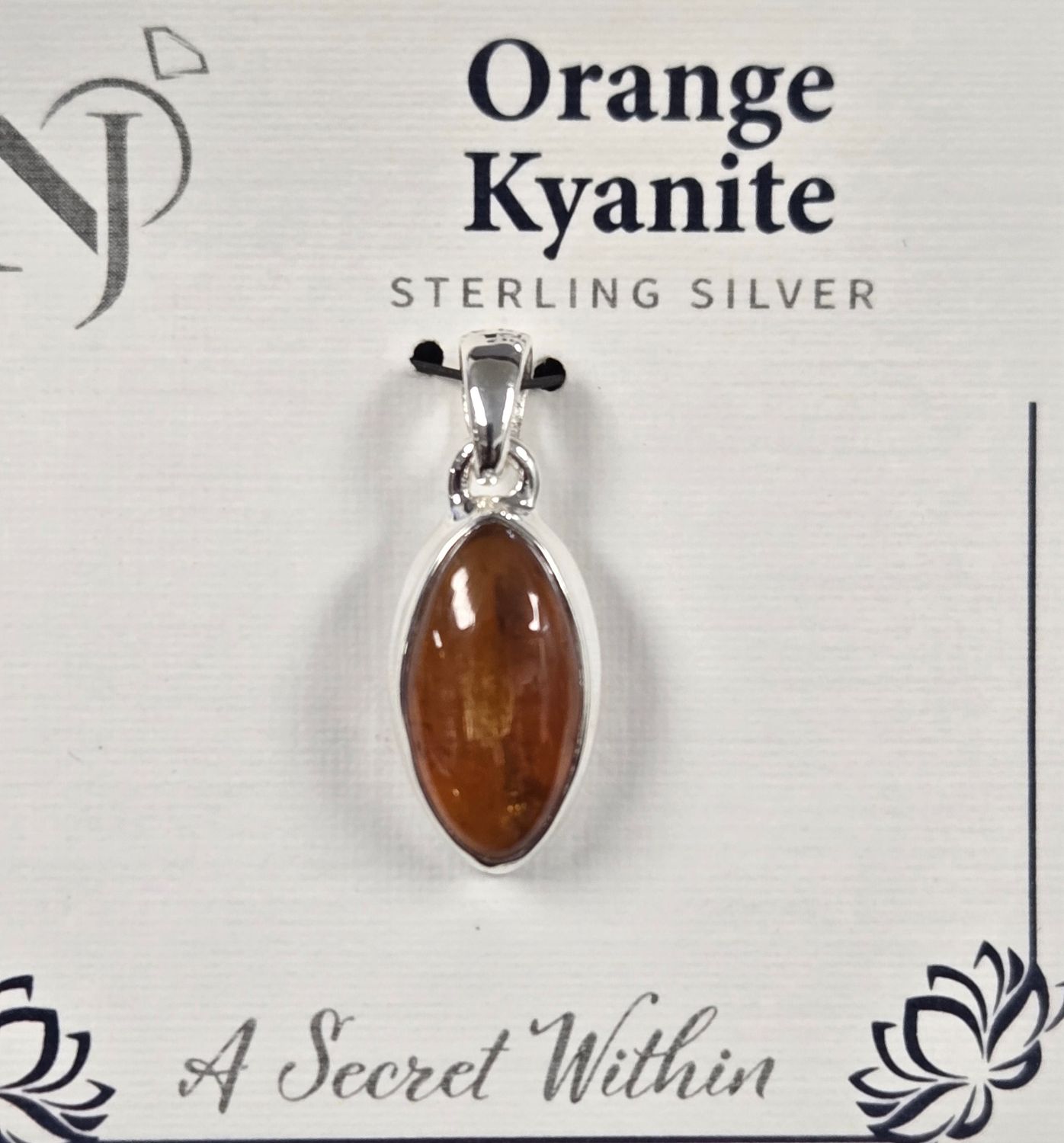Orange Kyanite Pendant