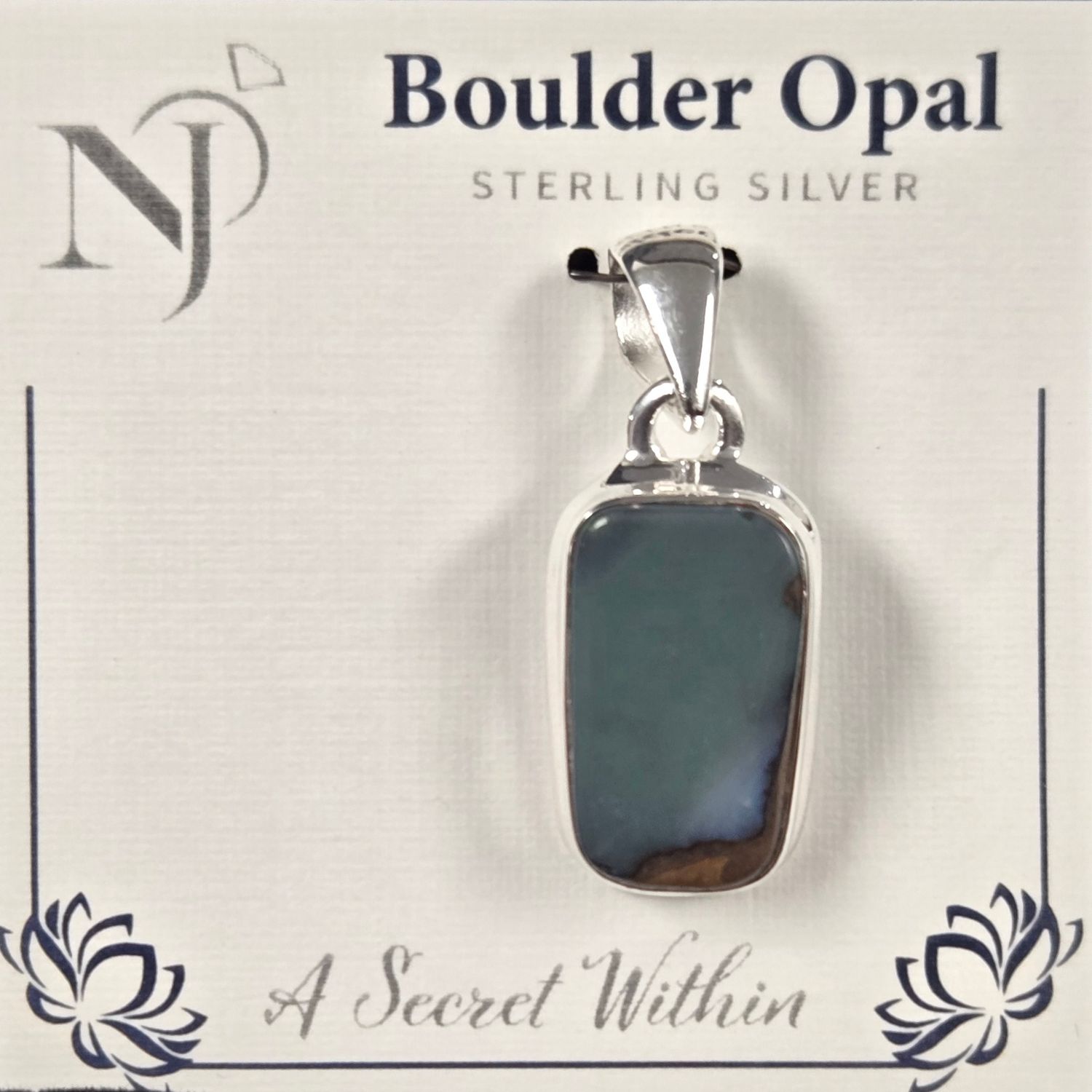 Boulder Opal Australia Pendant 