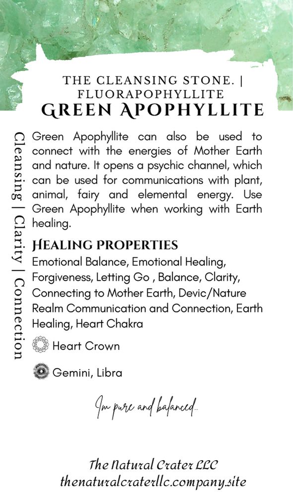 Green Apophyllite
