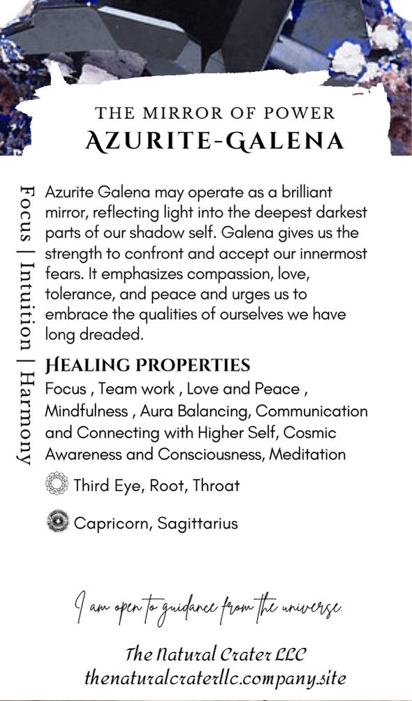 Azurite-Galena
