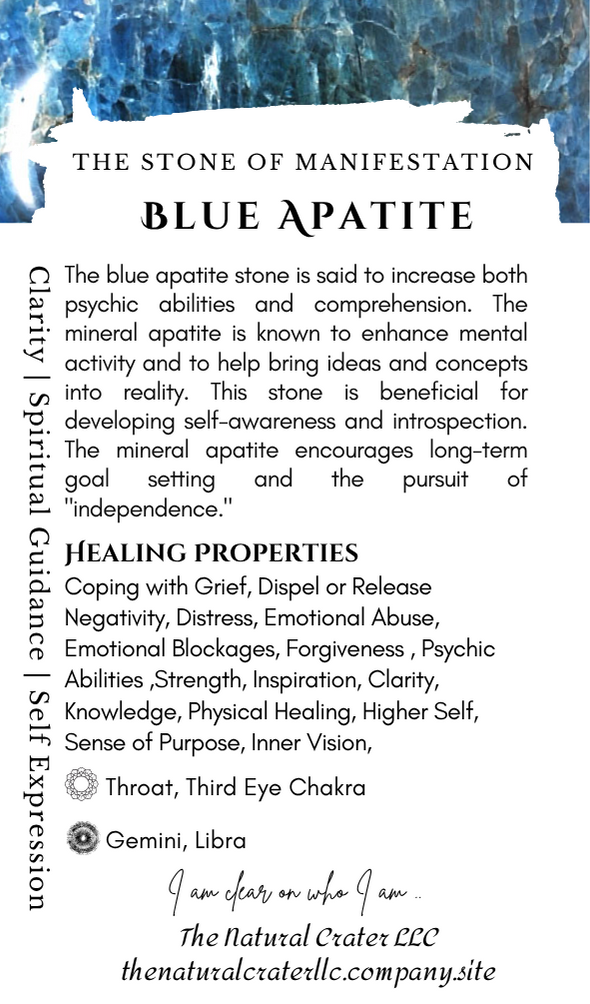 Blue Apatite
