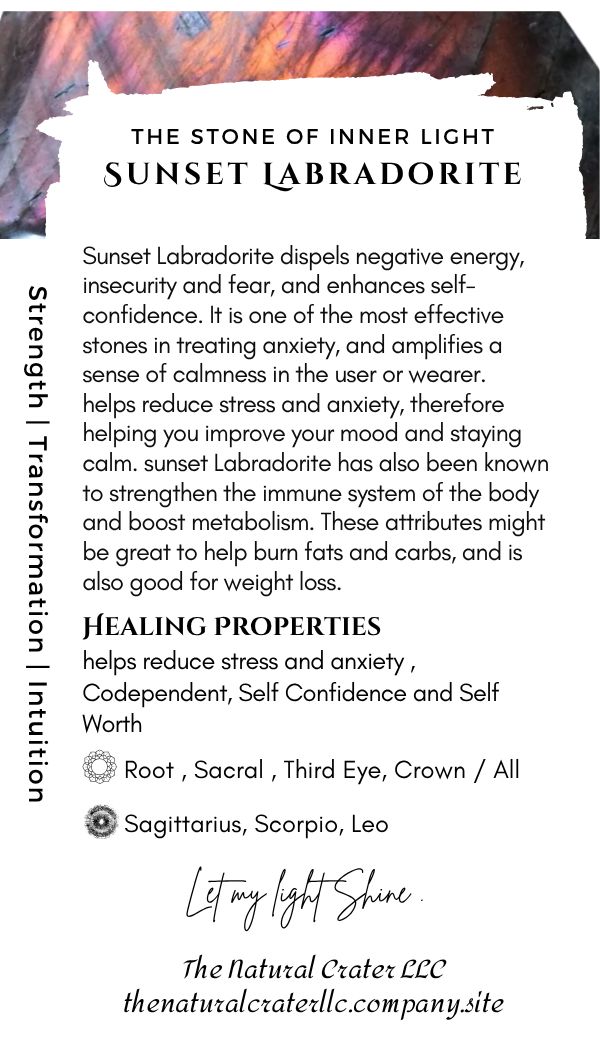 Sunset Labradorite