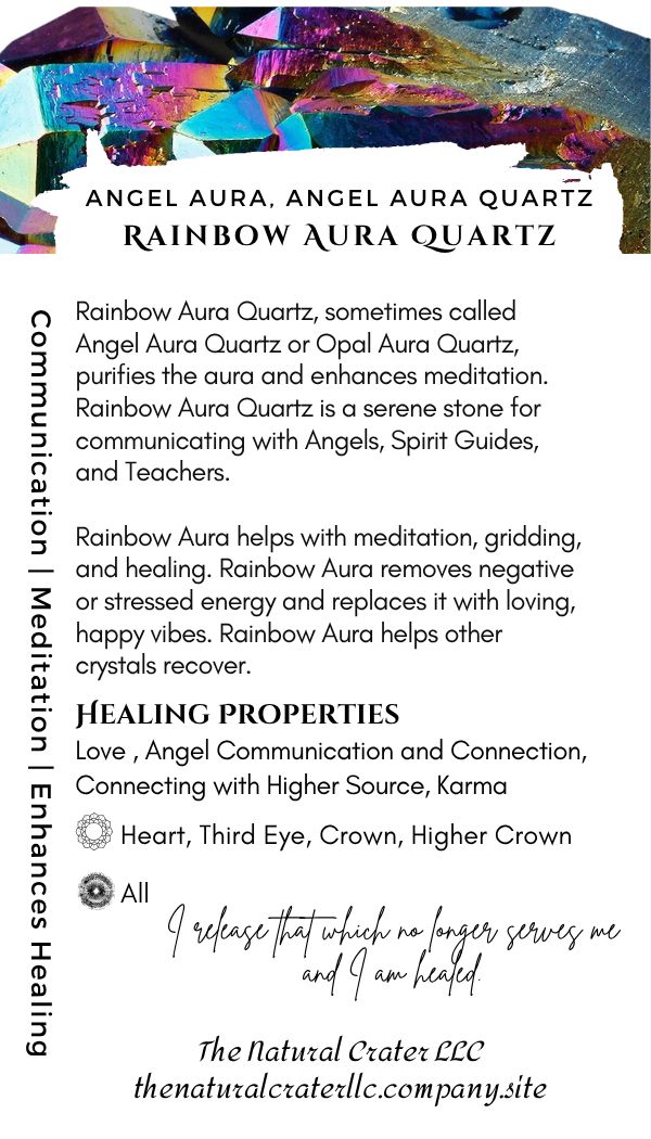 Rainbow Aura Quartz