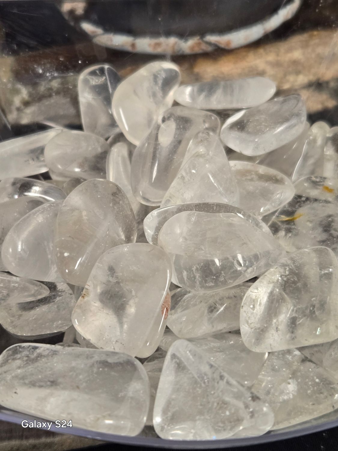 Clear Quartz Tumbles