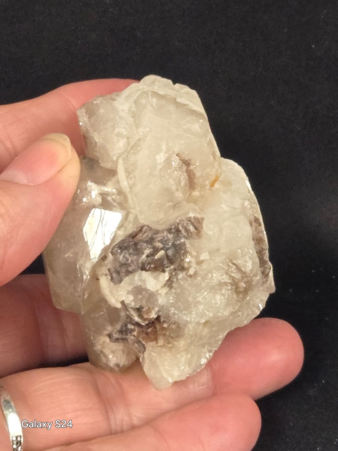 Elestial Quartz Sceptor  W Mica