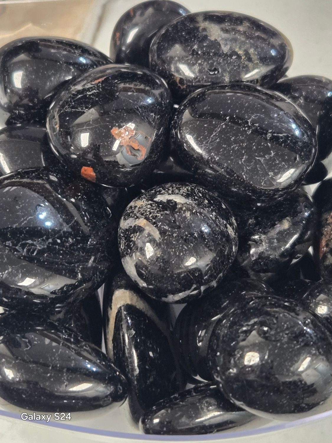 Black Tourmaline Tumbles