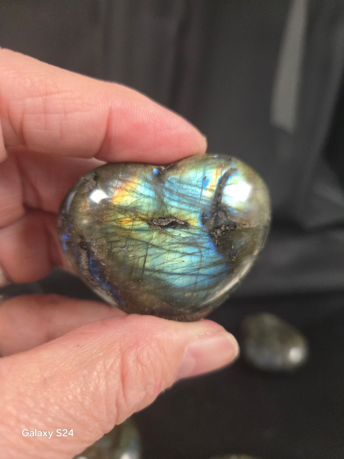 Labradorite Hearts 