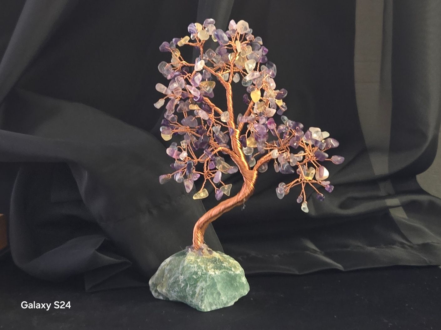 Fluorite with Fluorite base