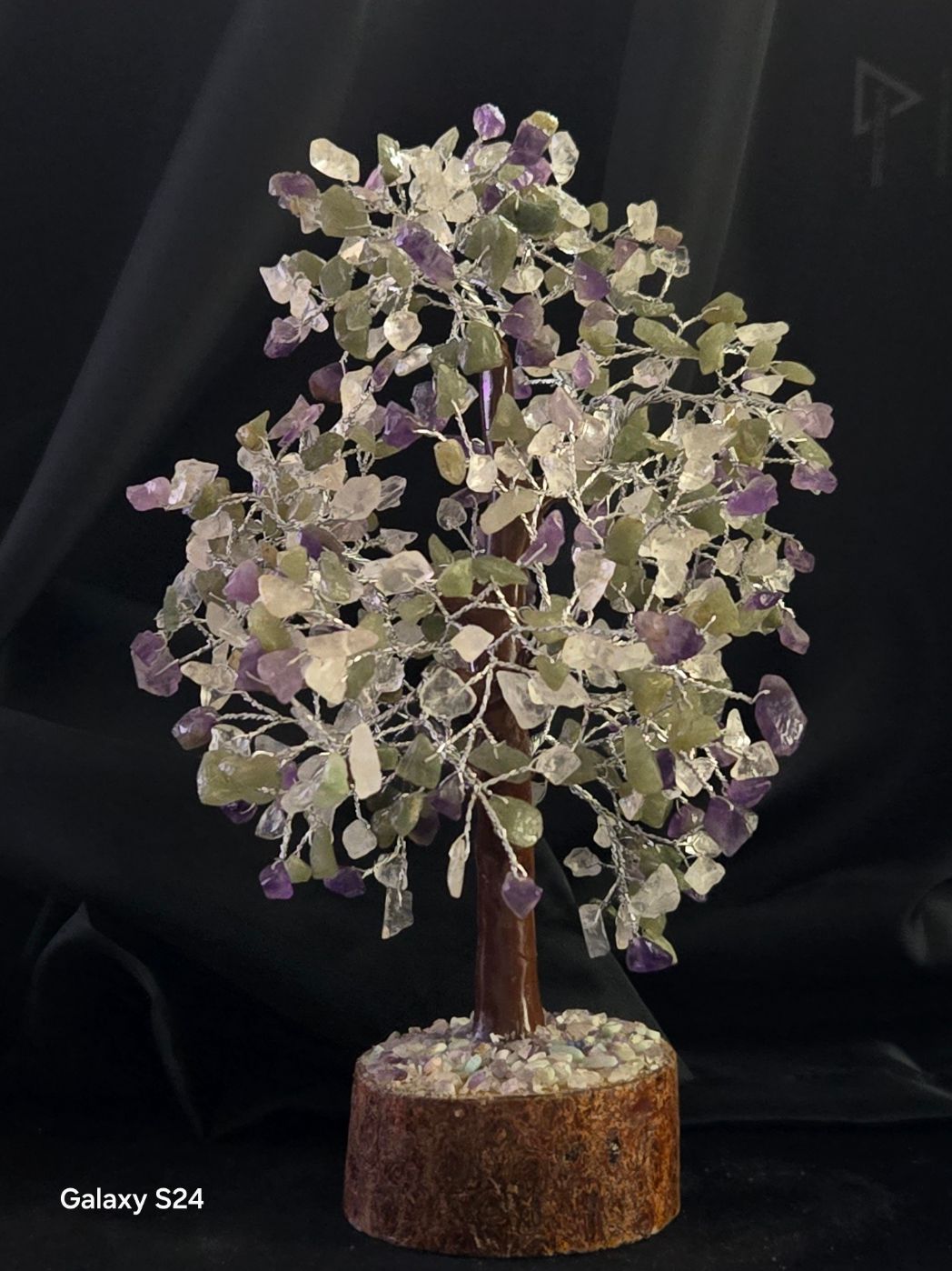 Amethyst, Crystal Quartz, Green Ave