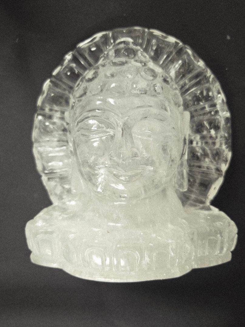 Quartz Buddha Head I