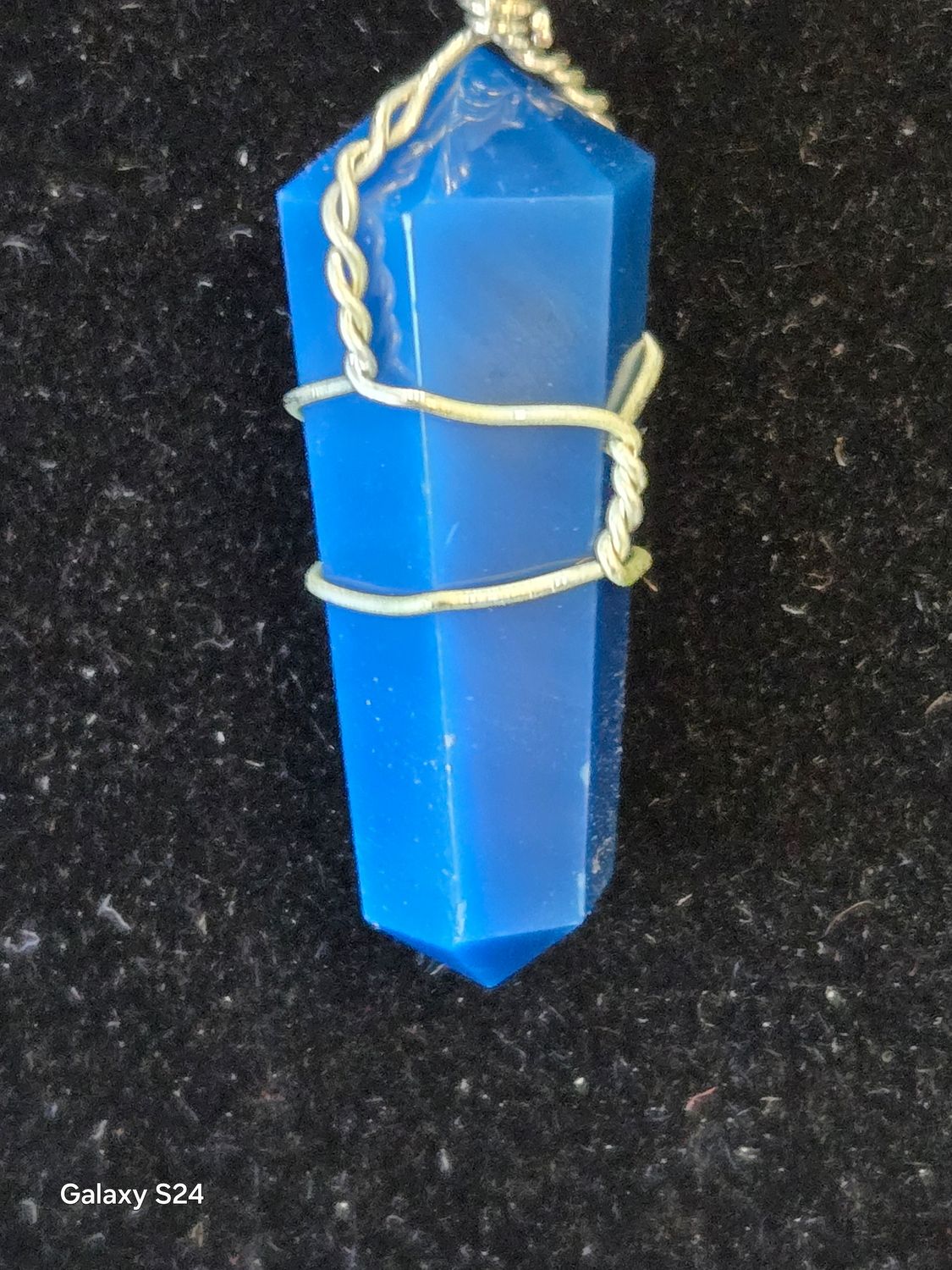 Blue Onyx Pendant