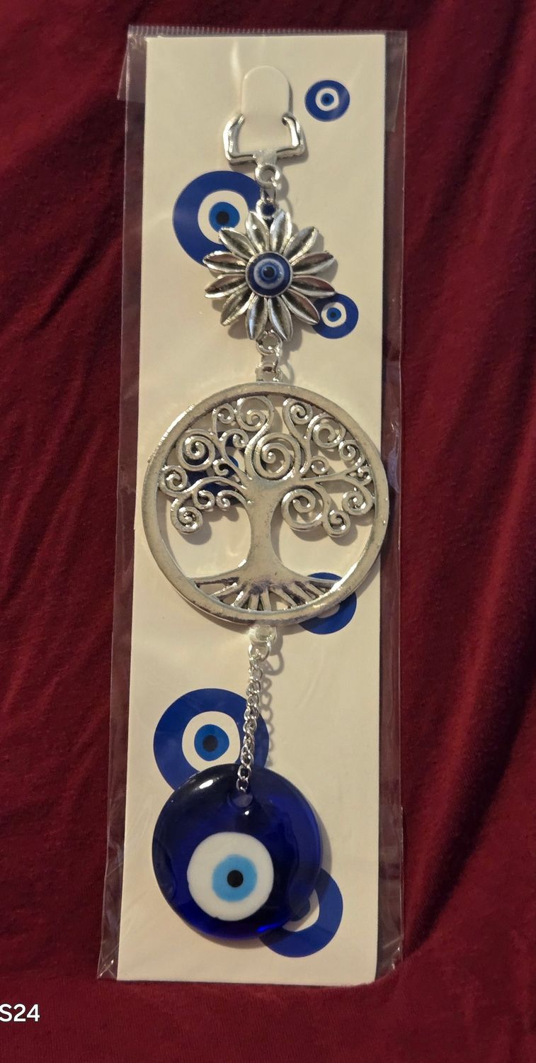 Blue Evil Eye Tree of life