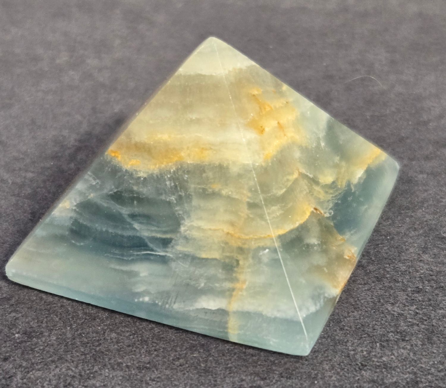 Blue Onyx Pyramid