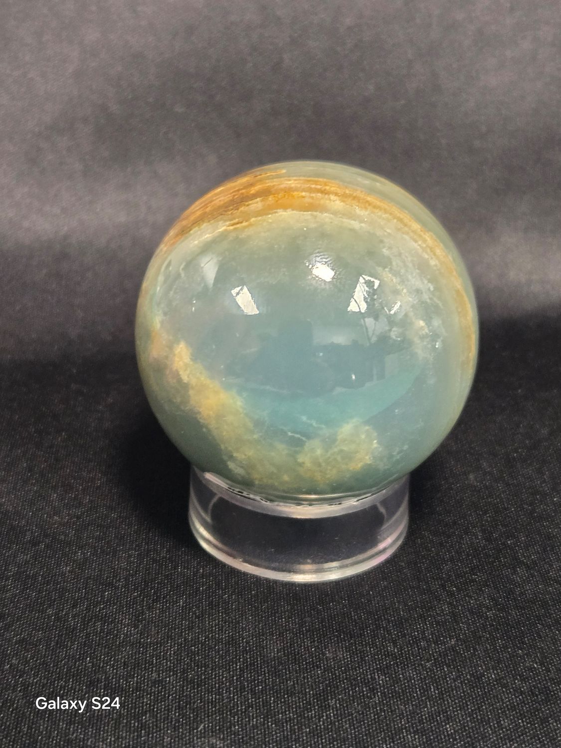 Blue Onyx Sphere