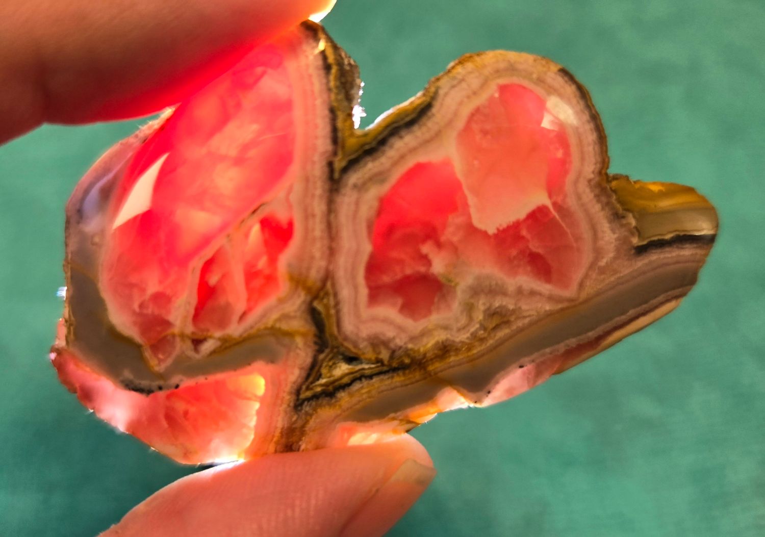 Rhodochrosite Slab