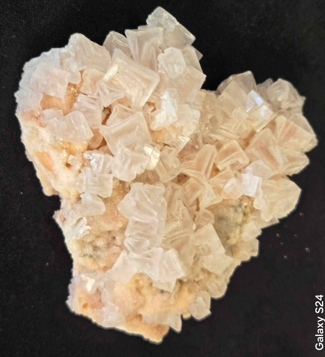 Halite on Torona Matrix