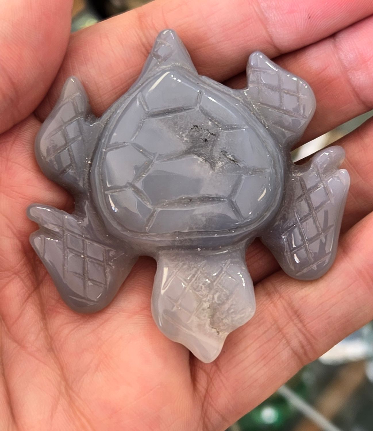 Turtle Agate Carvings