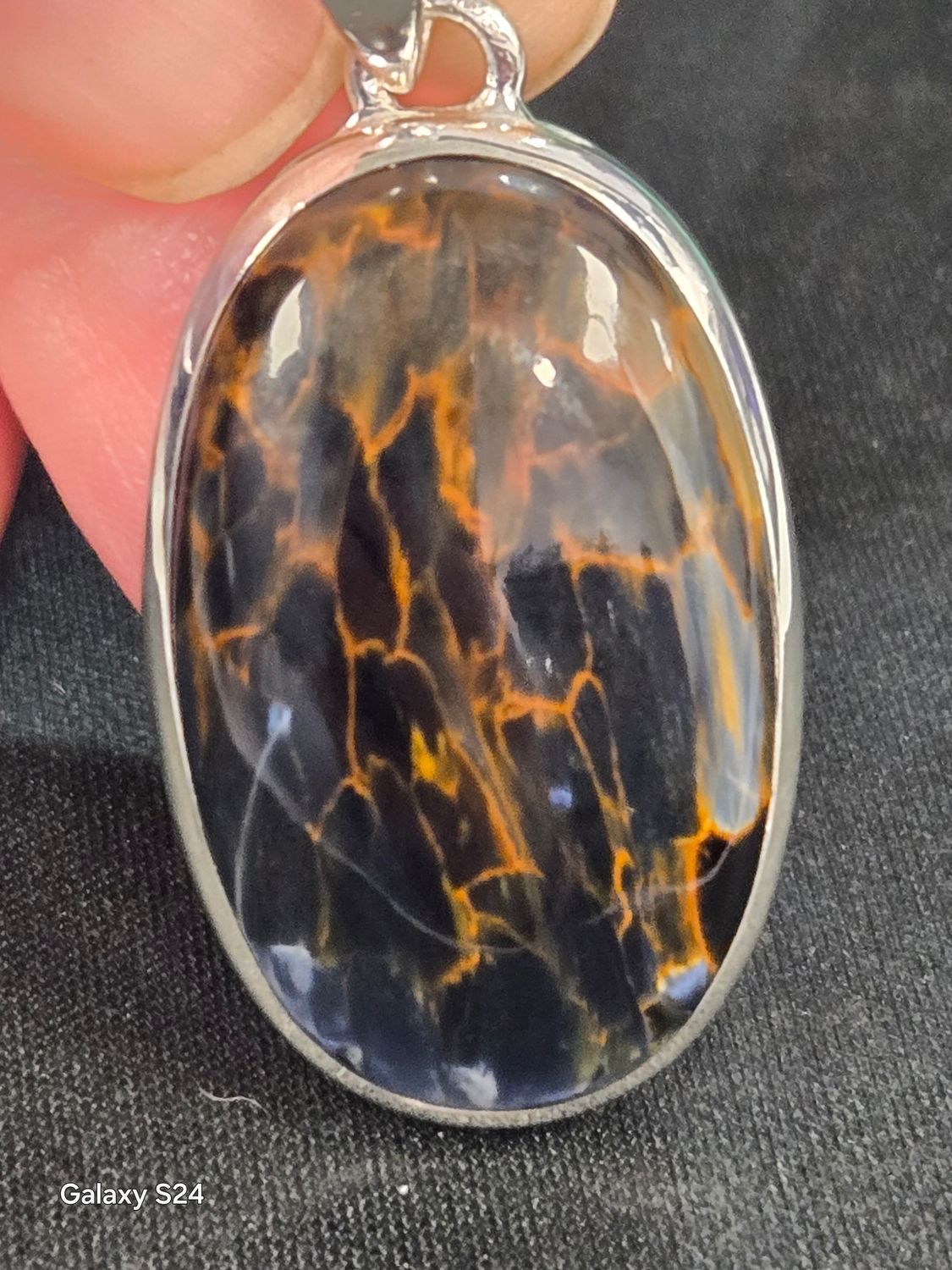 Pietersite Sterling Pendant I