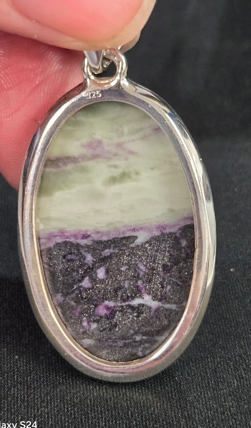 Kammererite Sterling Pendant