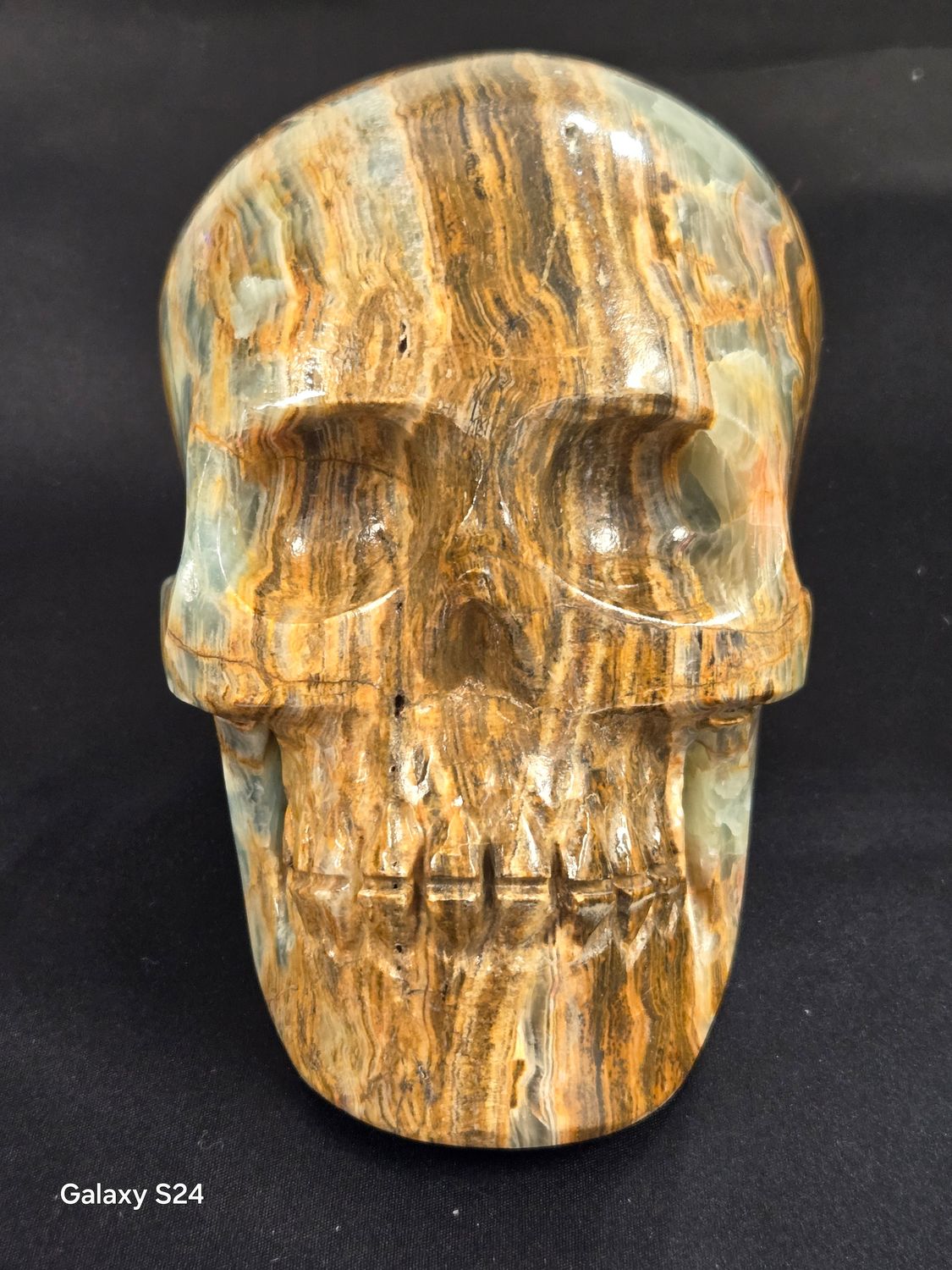 Blue Onyx Skull II