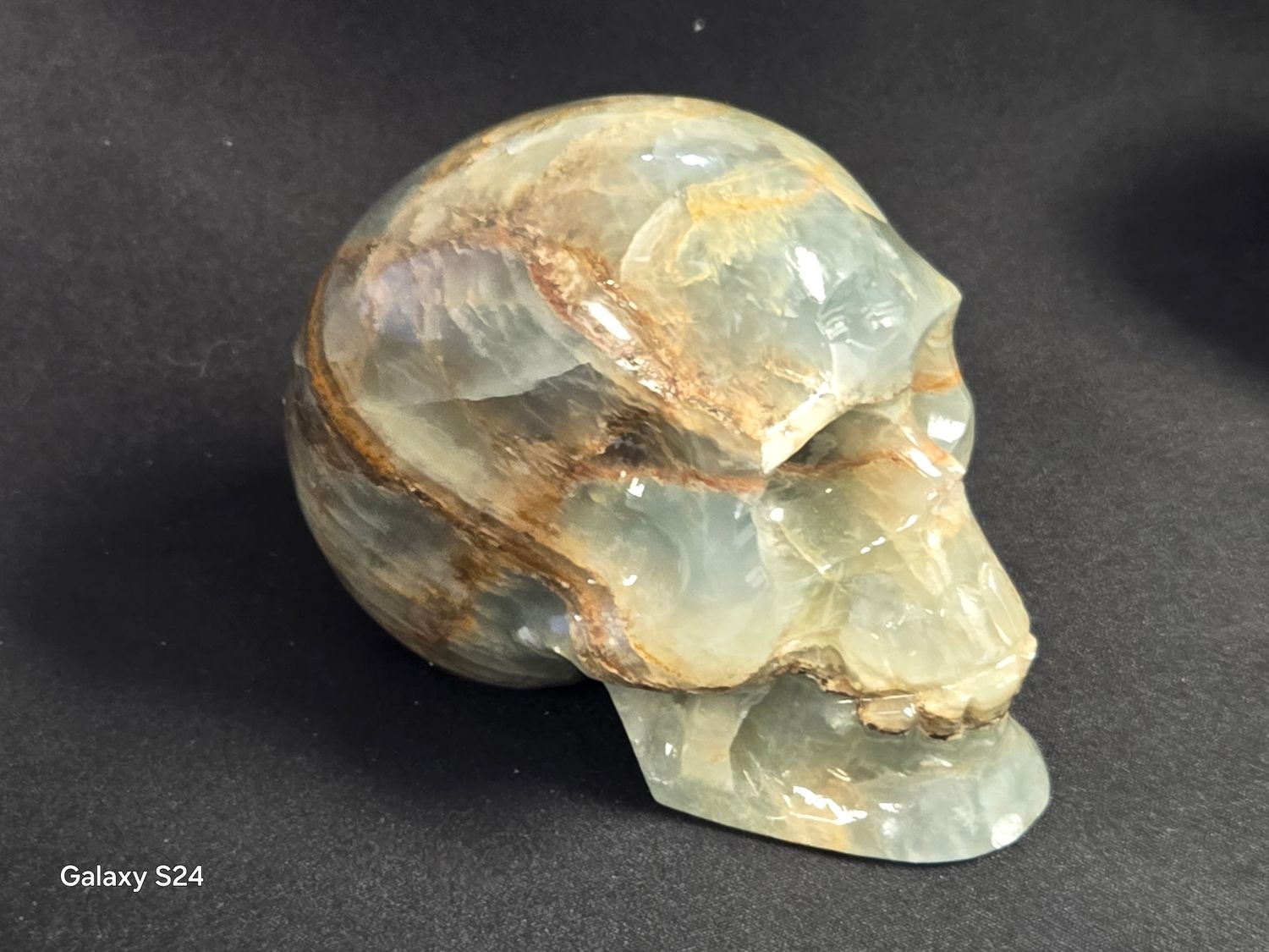 Blue Onyx Skull III