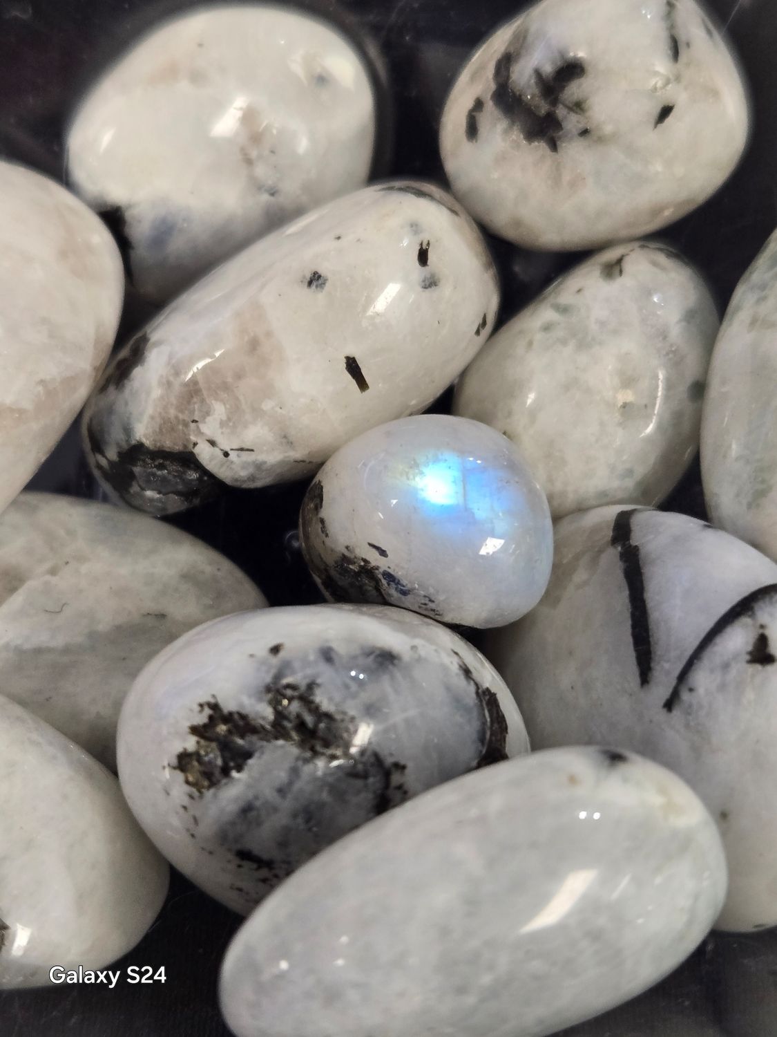 Rainbow Moonstone Tumbles