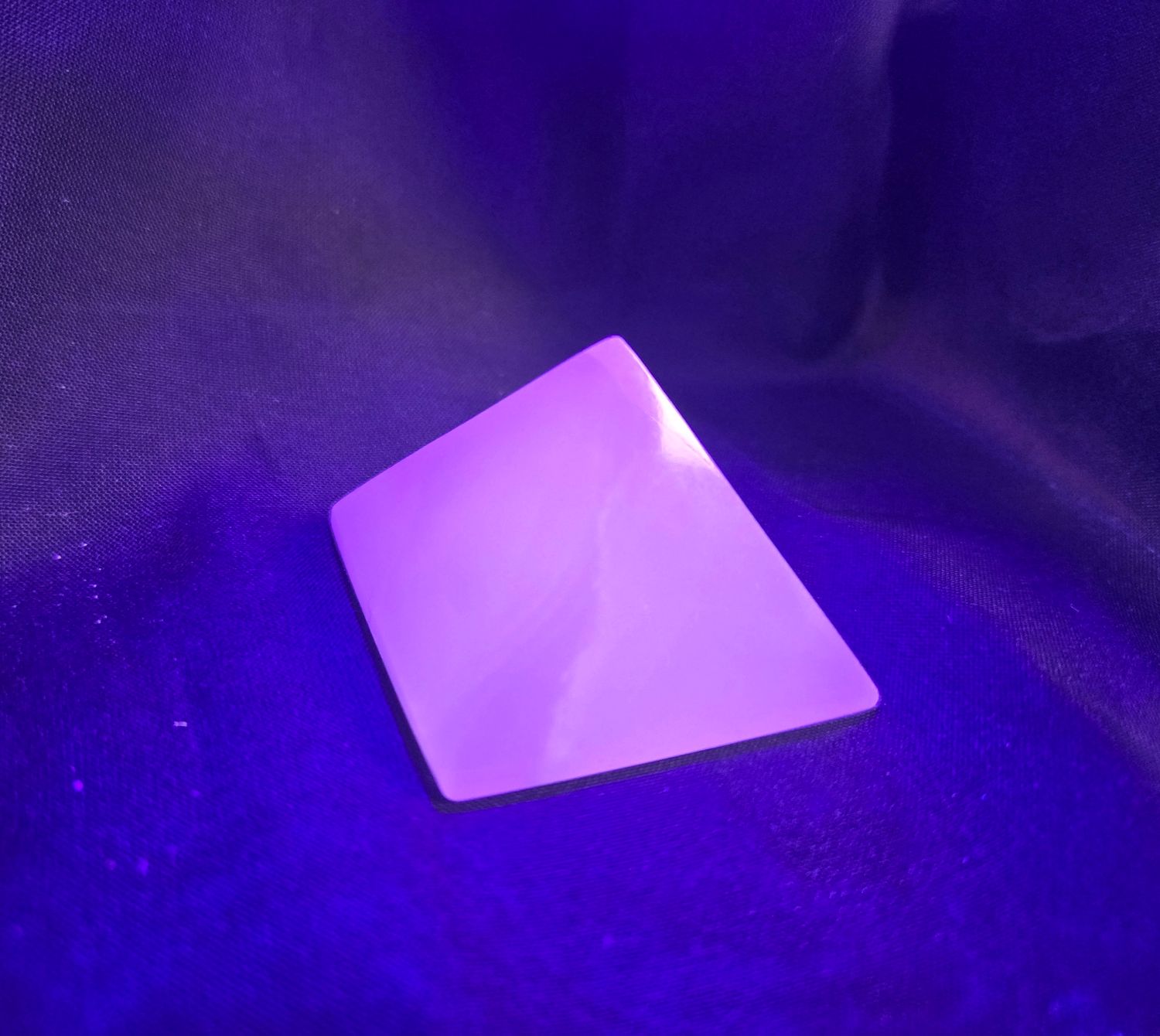 Green Calcite Pyramid
