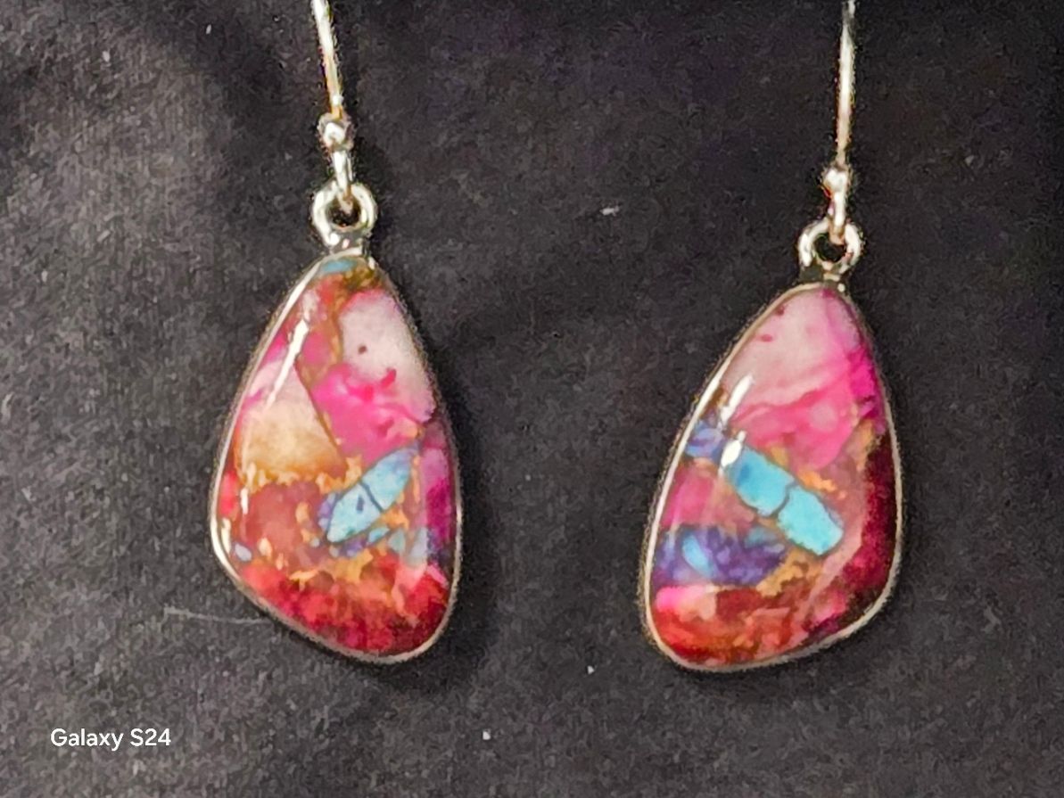 Kingman Pink Dahlia Turquoise