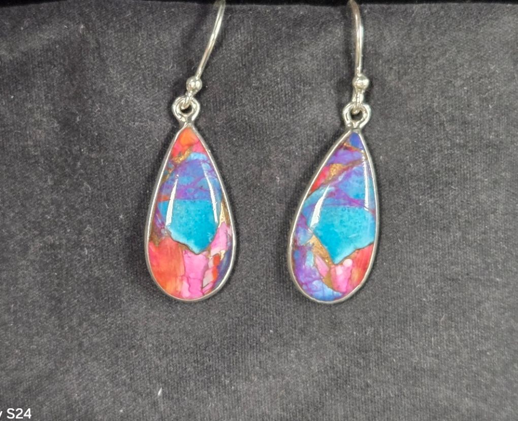 Kingman Pink Dahlia Turquoise II