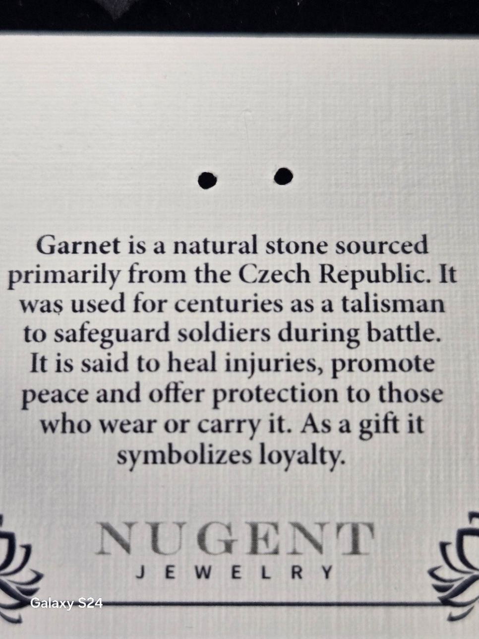 Garnet E