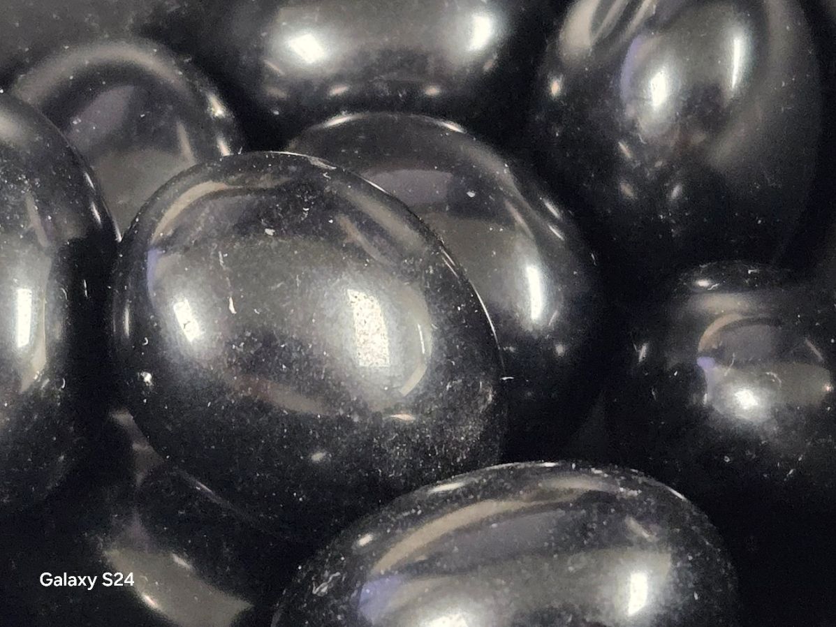 Black Obsidian Tumbles