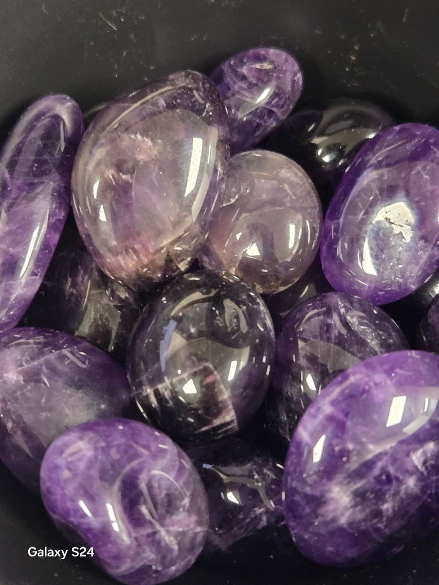 Amethyst Dark AAA Tumbles OL