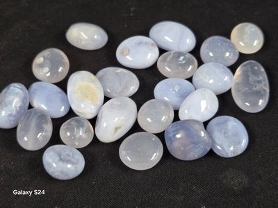 Blue Lace Agate Tumbles OL