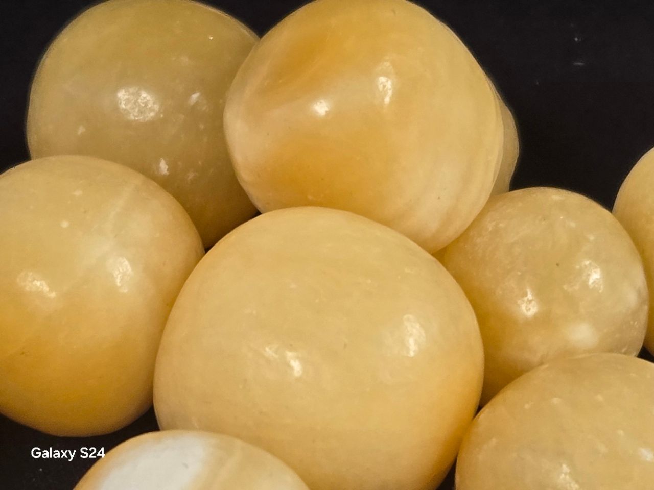 Orange Calcite Tumbles OL