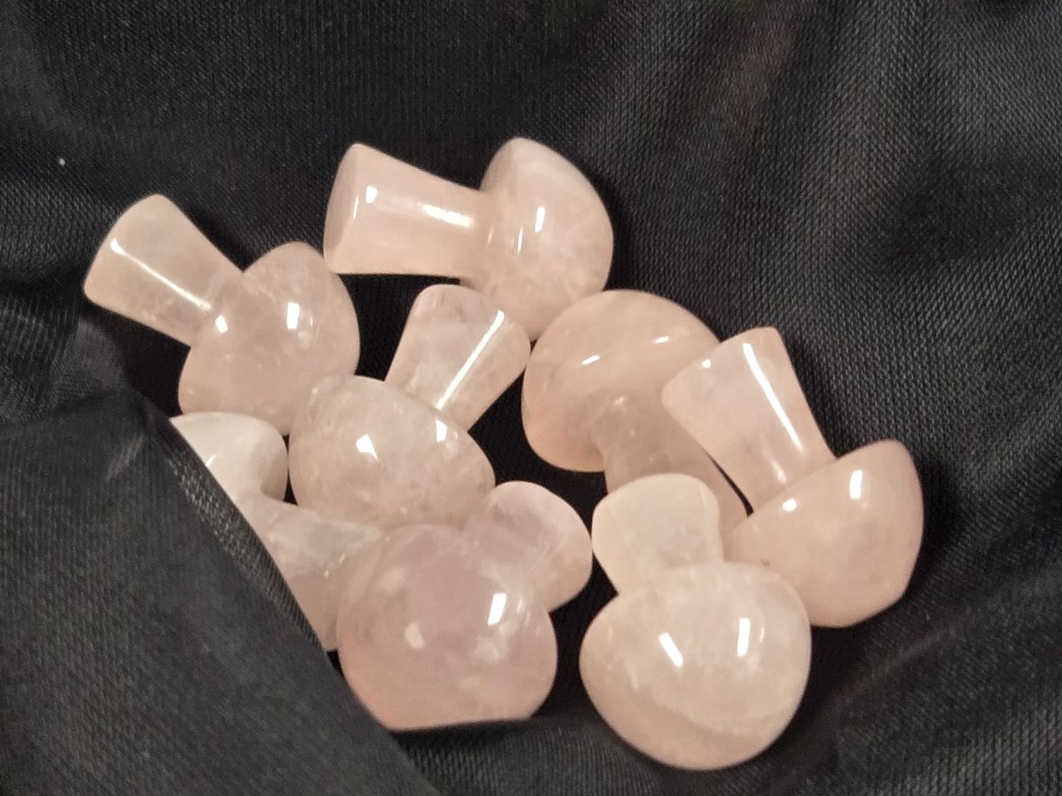 Rose Quartz Mushrooms Mini