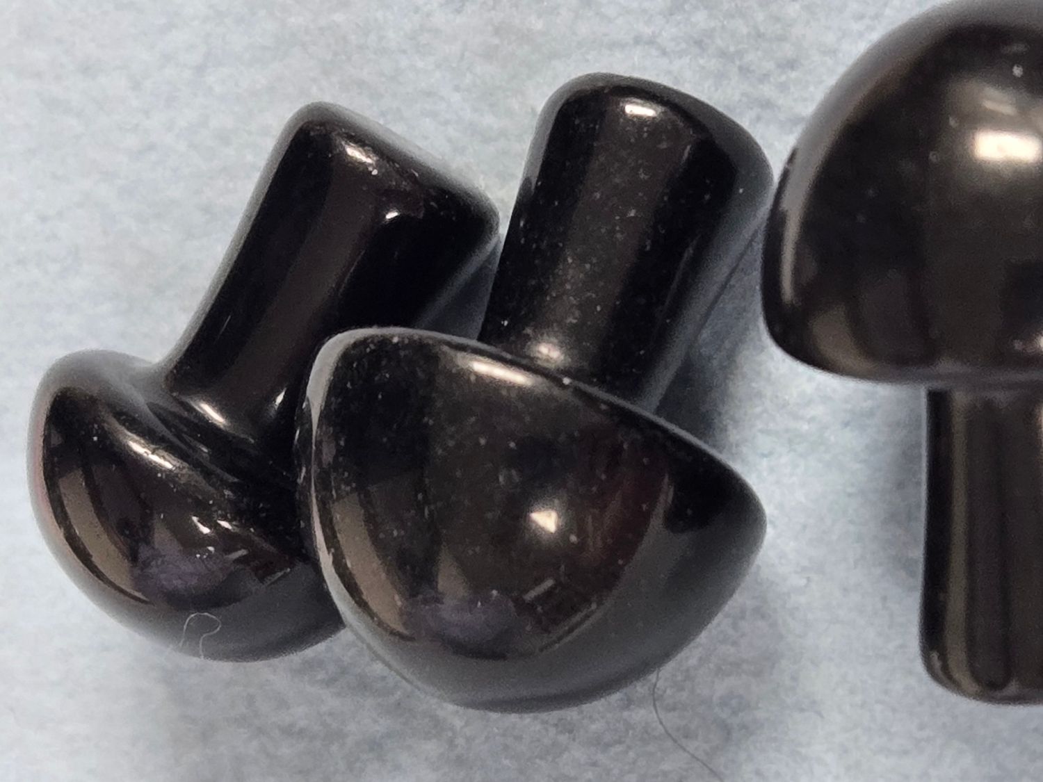 Obsidian Mushrooms Mini