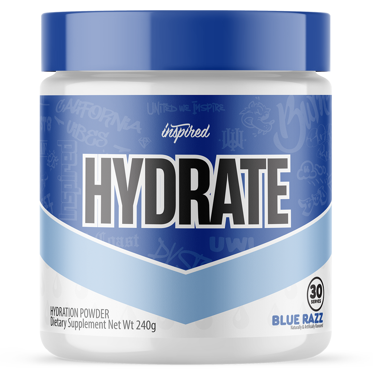 Hydrate 30 Servings, Flavour: Blue Raspberry